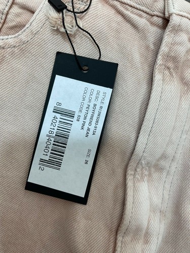 NWT R13 Boyfriend Jean in Peyton Pink Size 26 - 第 5/11 張圖片