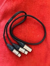 Cable SommerCable Peacock MKII 0,9m XLR Neutrix - 2 XLR Neutrix