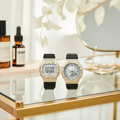 CASIO G-SHOCK GM-S2100BC-1AJF Metal Bezel Watch Light Yellow Gold 