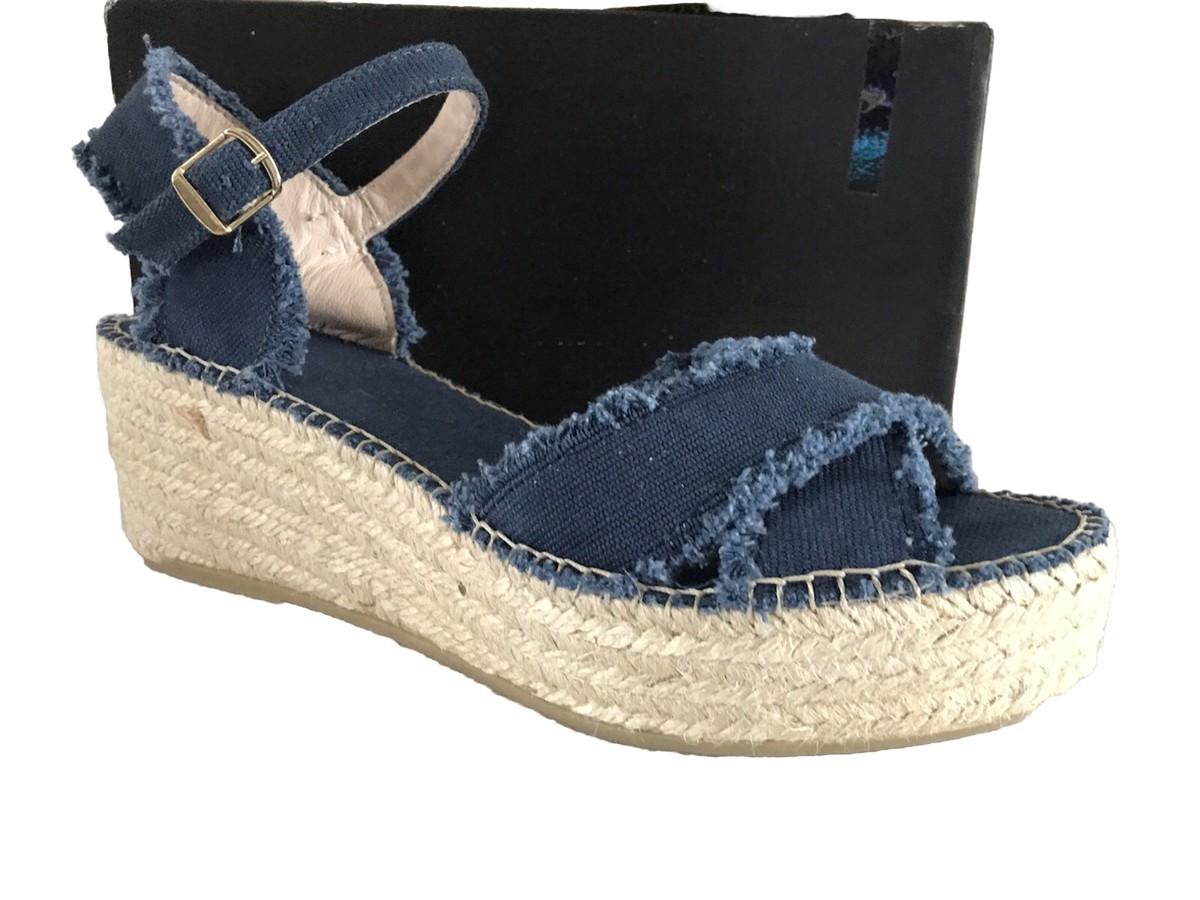 Michael Kors Denim Wedge Sandals Uk Macarena Anisa Espadrille