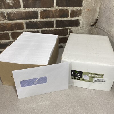 Quality Park Window Postage Saving Envelope 28lb White 500 Pack 90063