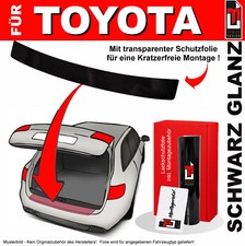 Lackschutzfolie Ladekantenschutz für Toyota Prius ZVW30 2009-2016 Schwarz glanz
