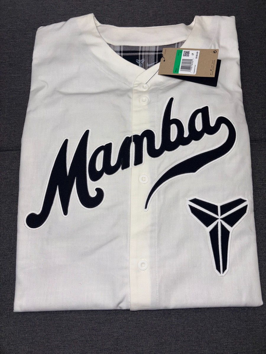 Nike Kobe Bryant Mamba Baseball Jersey 2025 White Men's X