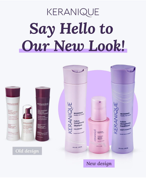 Keranique Deep Hydration Follicle Strengthening Shampoo & Conditioner Set 8FL OZ