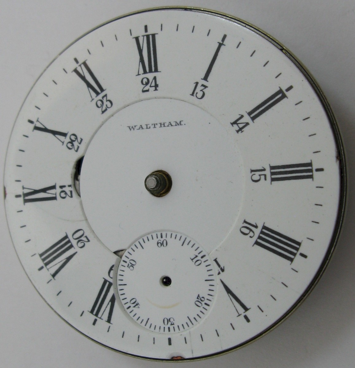 Waltham 1883 Canadian Railway Pocket Watch 18s 17 j. adj. movement