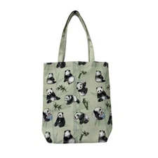 Panda Foldable Reusable Shopping Tote Shoulder Bag Flat Bag
