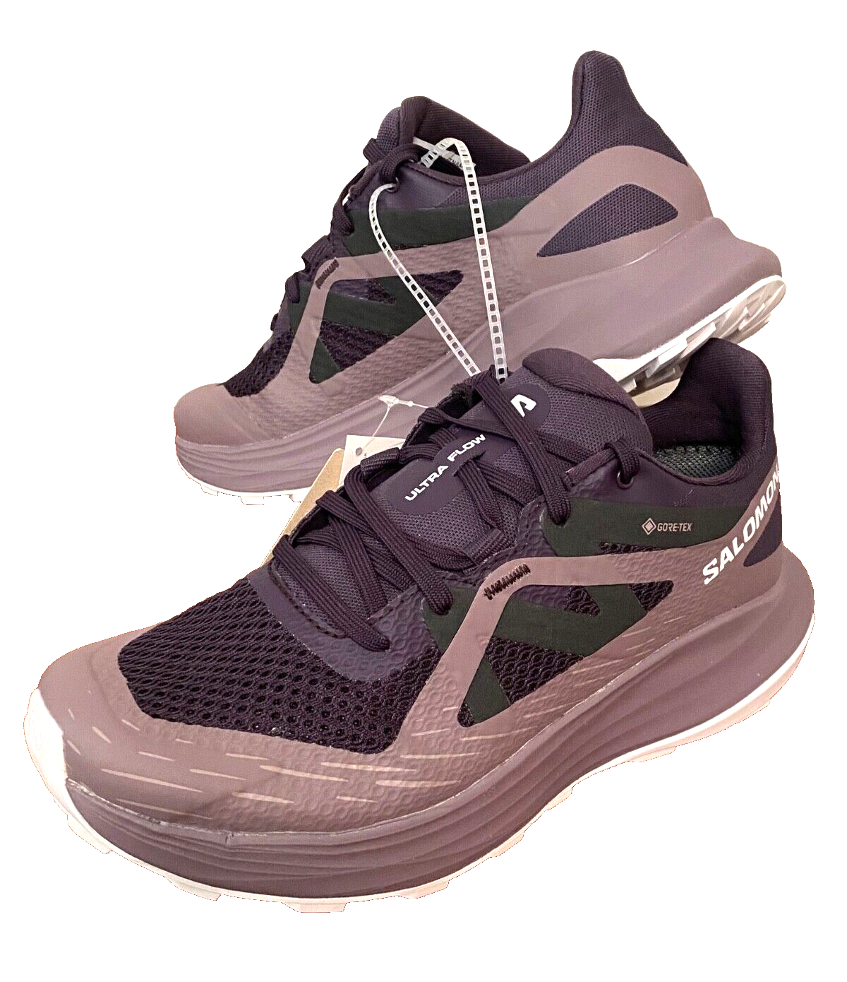 NUOVE $140 Salomon Donna 7 Ultra Flow Gore Tex Sneakers Scarpe da Corsa Viola