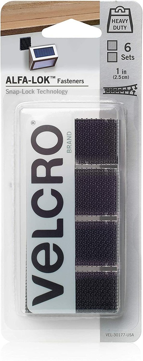 VELCRO ALFA-LOK Fasteners Heavy Duty Snap-Locking Hook & Loop