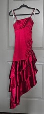 Blondie Nites by Stacy Sklar Red Asymetrical Formal/Cocktail Dress Prom Wedding