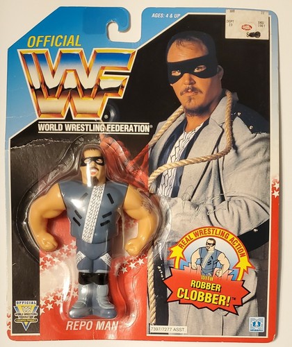Wwf Hasbro US Card The Repo Man New Sealed Moc...