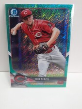2018 Bowman Chrome Prospects Aqua Shimmer Refractors #BCP120 Nick Senzel /125