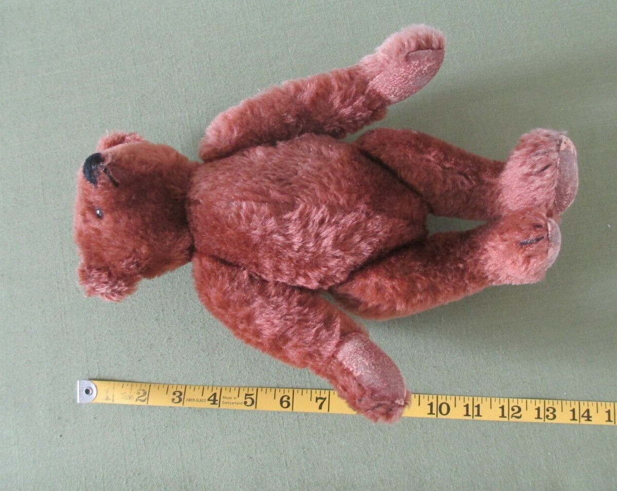Vintage German Steiff Dark Brown Mohair Teddy long Foot Vintage German Steiff Dark Brown Mohair Teddy long Foot