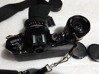Nikon Nikomat EL Film Camera w/Nikkor 50mm 1.4/24mm 2.8 | eBay
