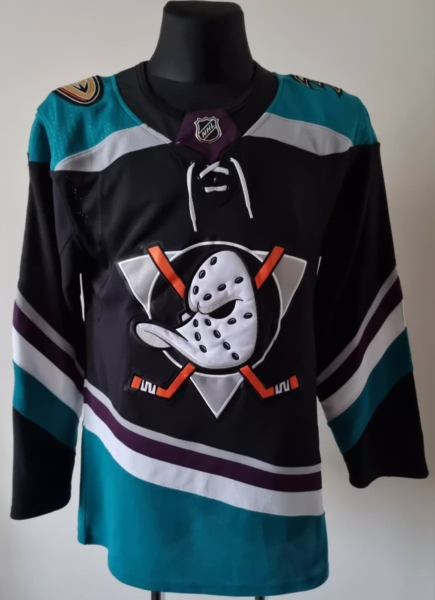 Vintage Anaheim Ducks NHL Hockey Adidas Player Issue Jersey size 46