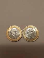 1 Euro Münze Österreich Austria 2023 Prägefehler Extrem Verschwommene Prägung