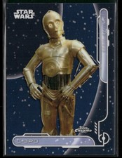 Star Wars Topps Chrome 2024 Card Refractor - Rebel Alliance RA-6 C3PO C-3PO
