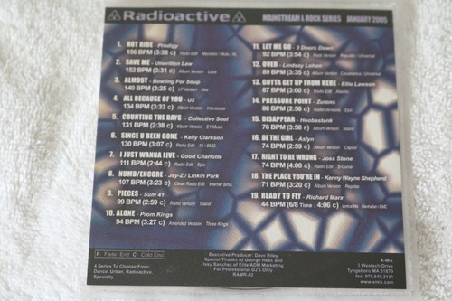 X-Mix Radioactive Mainstream Rock Series RARE OUT OF PRINT January 2005 - Picture 2 of 2