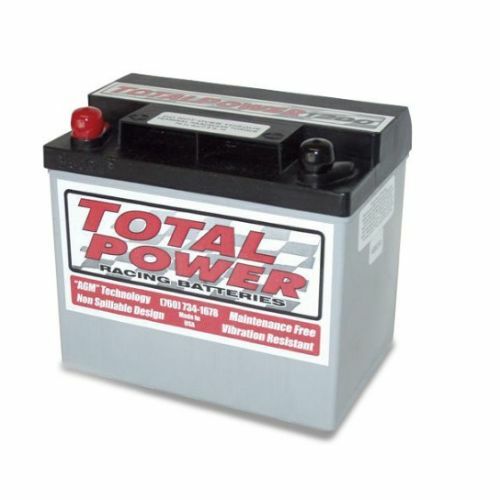 Total Power TP1200 Battery Racing AGM 12V 1200 Cranking Amp Threaded Terminals