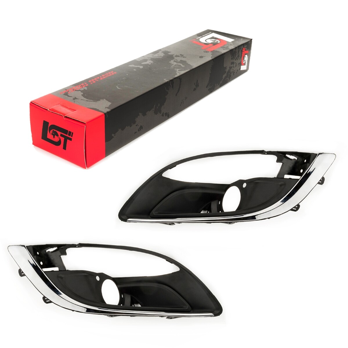 Bracket Fog Light with Chrome Trim Left Right for OPEL ASTRA J 4