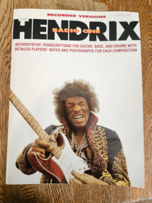 JIMI HENDRIX - RADIO ONE Sheet Music Book Recorded Versions Transcription
