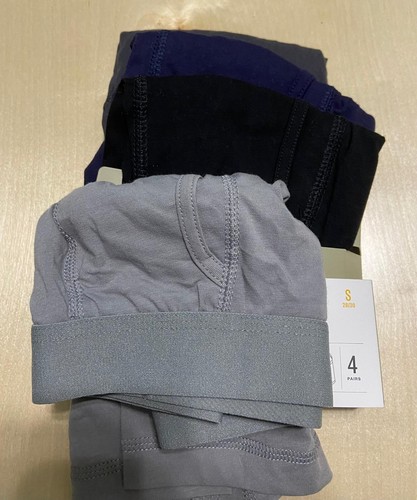 Goodfellow & CO. 4 pares de calzoncillos boxer para hombre ropa interior mezcla de algodón pequeños 28/30 - Imagen 5 de 6