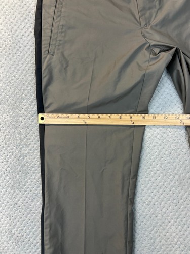 Pantalones de golf J Lindberg para hombre OC rayas laterales pierna recta ocio comodidad 33X34 - Imagen 11 de 19