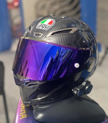 AGV Pista GP R GP RR Corsa R Purple Silver Visor Lens | eBay