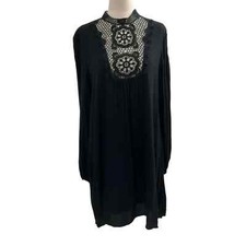 ASTR The Label Black Long Sleeve Above The Knee Dress Size Medium | 20-4