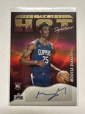 2022-23 PANINI NBA HOOPS MOUSSA DIABATE #HSR-MDB Hoops Hot Signatures RED RC