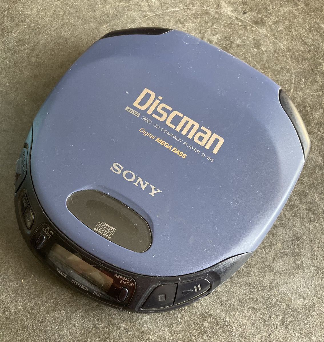 SONY Discman D-155 CD Compact Player Retro Vintage 1996 Body SONY Discman D-155 CD Compact Player Retro Vintage 1996 Body