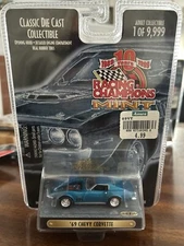 RACING CHAMPIONS Mint 10yrs 1/9,999 BLUE  1969 CORVETTE Issue #235