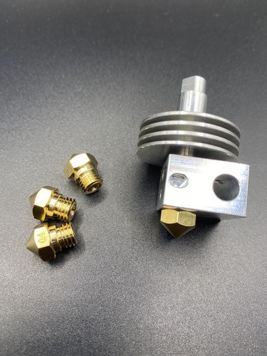 4x MK10 Messing Düse Nozzle M7 für 3D Drucker Zubehör Qidi Tech 0.4mm x-max - 第 5/5 張圖片