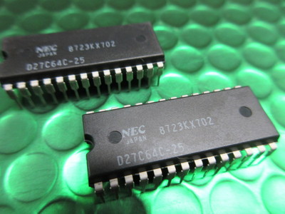 4 x 64K 8KX8 CMOS OTP EPROM 8,192 X 8-BIT NEC UPD27C64C-25 27C64 D27C64C64