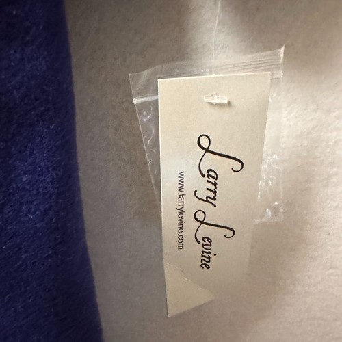 LARRY LEVIN coat sz 2X royal blue sapphire wool blend midi length NWT - Picture 4 of 6