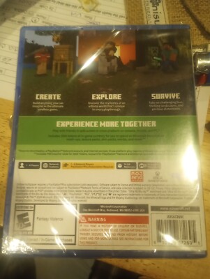 Minecraft - Sony PlayStation 5 PS5, 2024 - Brand New/Sealed