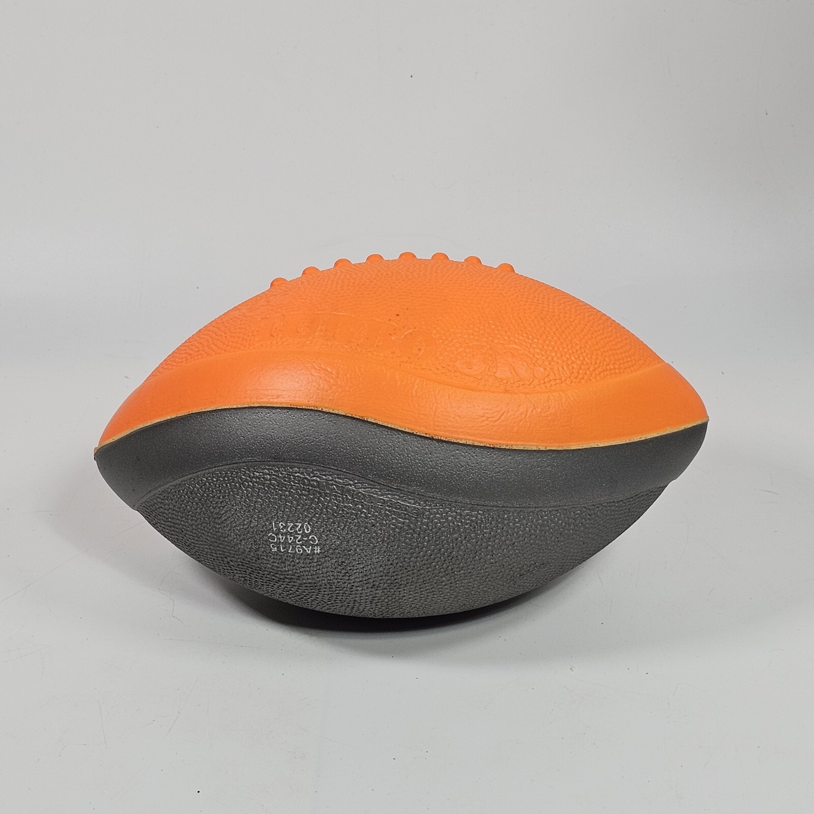 Vintage 1996 Tonka Corp Nerf Turbo Jr. Orange & Silver Foam Football eBay