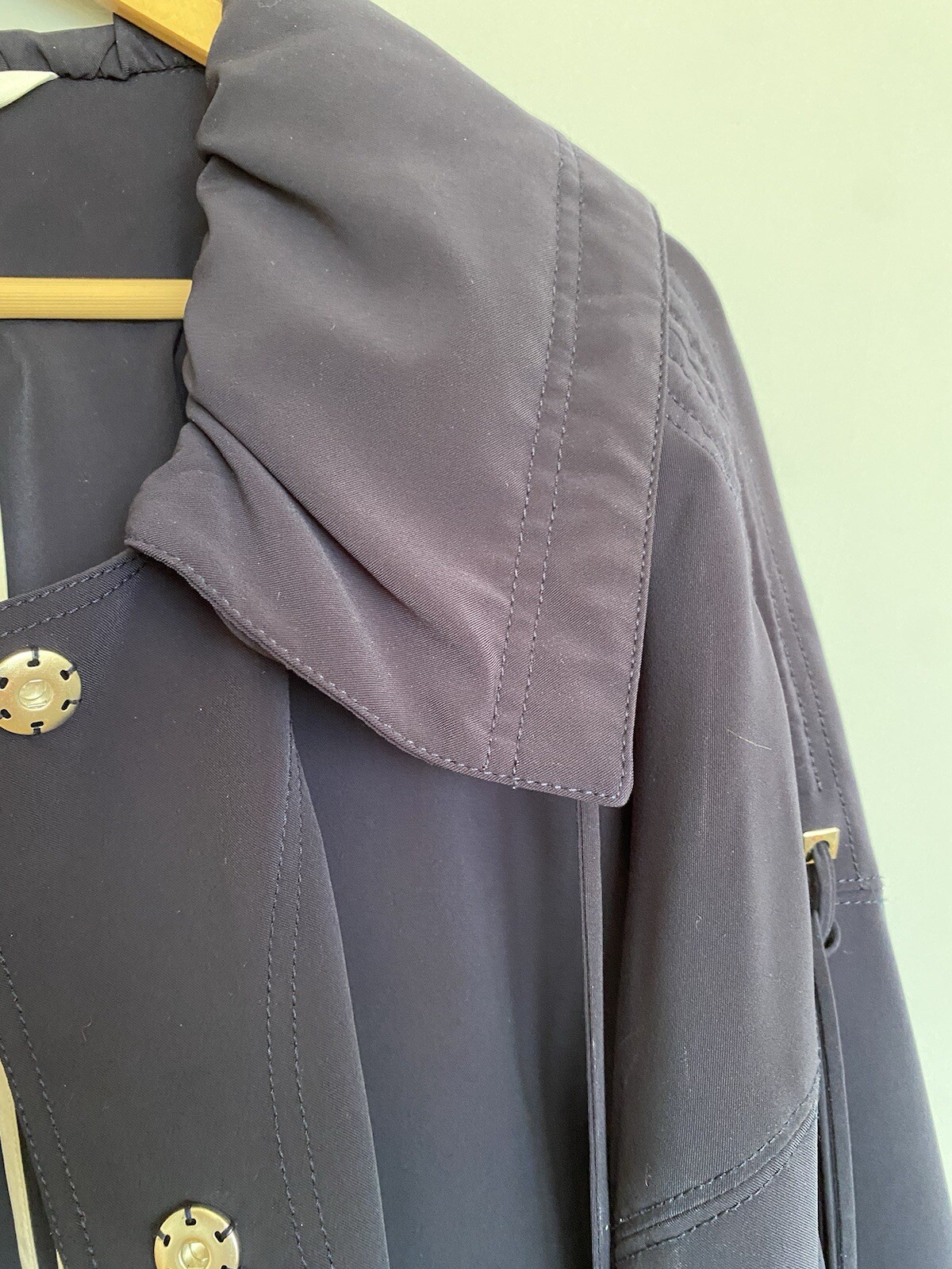 St. John - Lightweight Navy Blue Jacket Button/Sn… - image 18