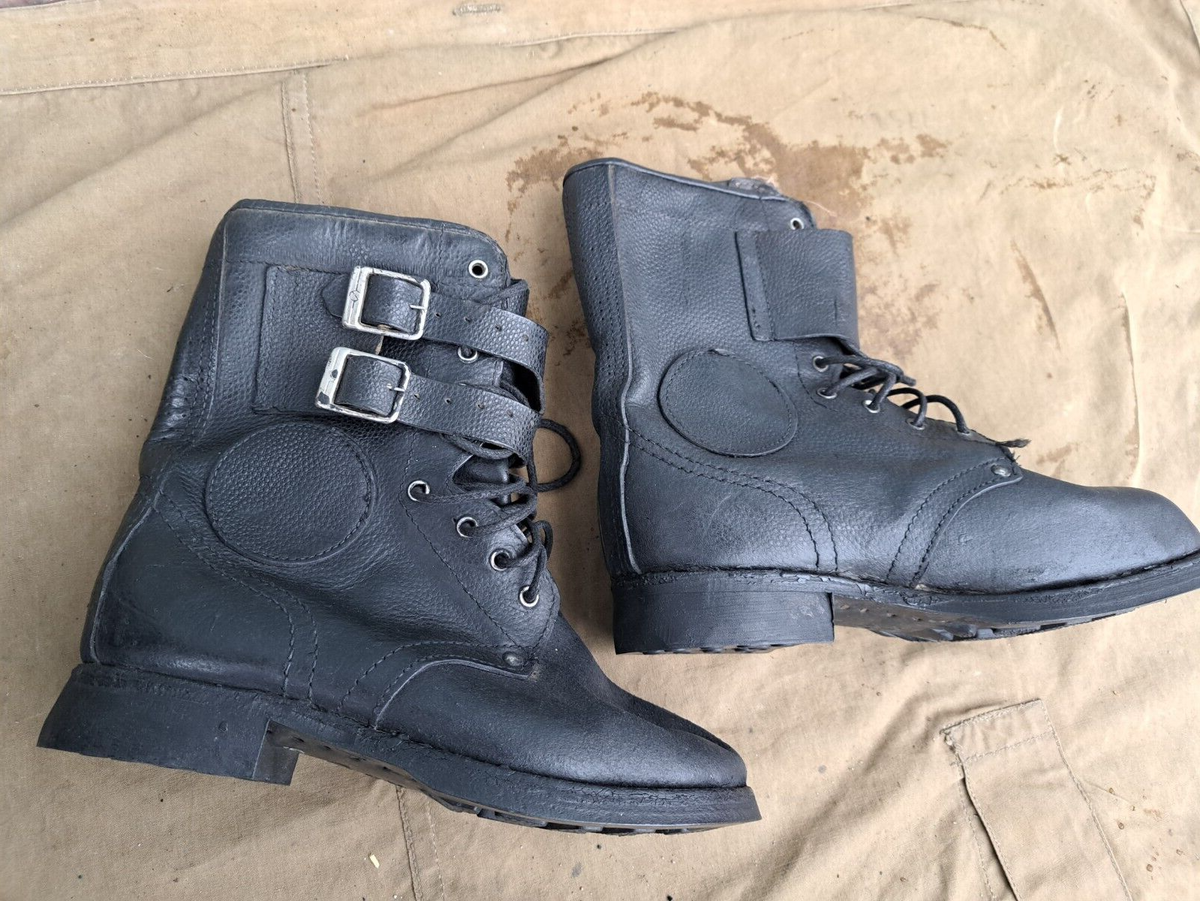 Soviet russian army leather short boots VDV airborne spetznaz size