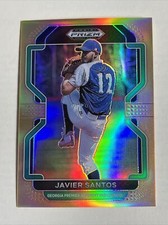 2022 Panini Prizm Draft Picks /50 Neon Orange Prizm #PDP211 Javier Santos