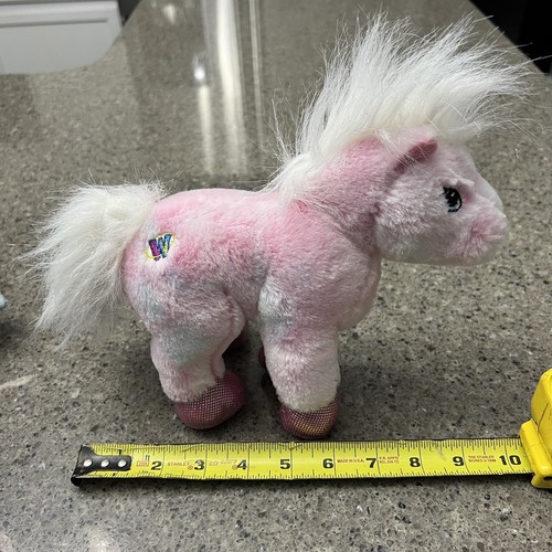 Webkinz Ganz Plush Pink Pony Sparkle Horse Stuffed Animal Toy - Picture 8 of 12