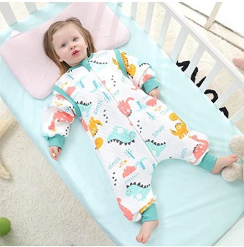 Saco de dormir para niños pequeños Manta portátil con piernas | Saco de dormir para caminantes - Imagen 9 de 9