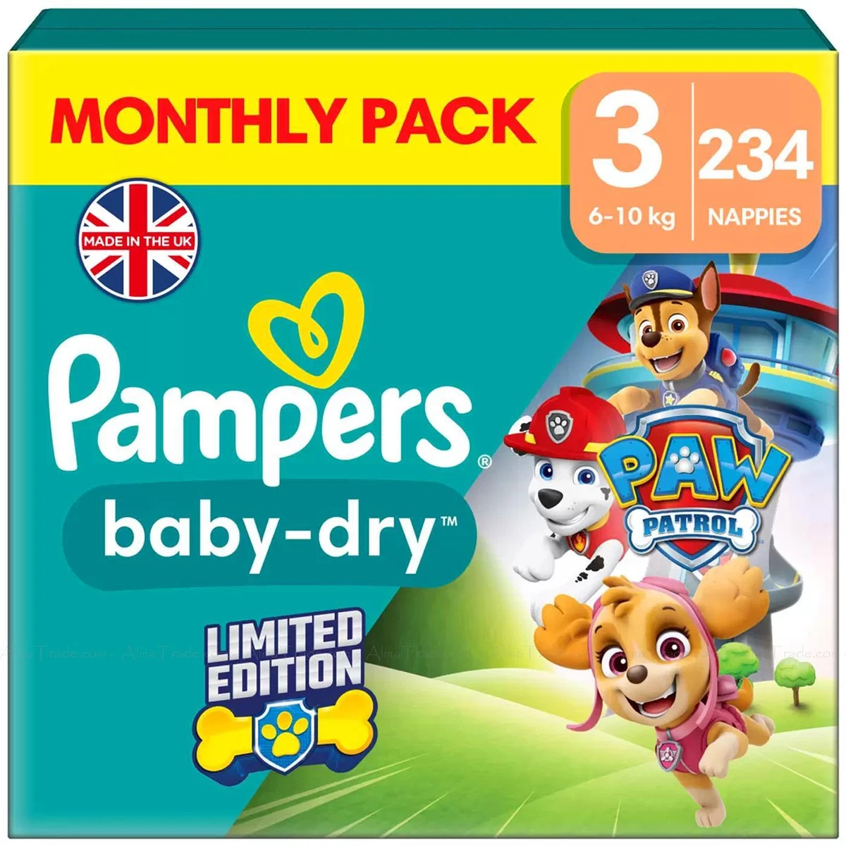 PAMPERS Baby-Dry Couches taille 6 (13-18 kg)