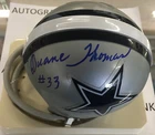 Duane Thomas autographed Dallas Cowboys throwback mini helmet BLEM M69