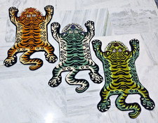 Tappeti tradizionali tigre tibetana: tappeti antichi 2x3 3x5 piedi decorazione casa e tappetini per porte