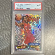 2015 Panini Excalibur Kaboom! Chris Paul #8 PSA 9 Los Angeles Clippers NBA