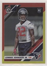 2019 Panini Donruss Optic Rookies Red & Yellow Prizm Lonnie Johnson Jr #126 03kc