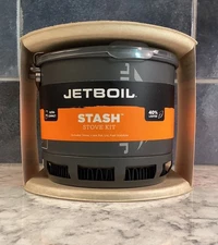 JETBOIL Stash Stove Kit Cooking System for Backpacking Camping   NEW