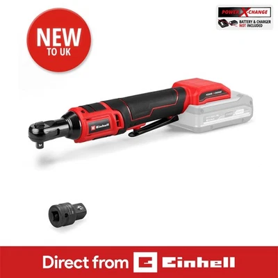 Einhell Cordless Ratchet Wrench 18V 60Nm 3/8" 1/2" PXC TE-RW 18/60 Li BODY ONLY