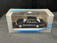 minichamps 1/43 Mercedes Benz 500 E V8 blue black met. Item No MIN 3240 Mercedes