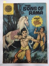 THE SONS OF RAMA COMIC BOOK PROMOTIONAL very rare AMAR CHITRA KATHA INDIA 1988
